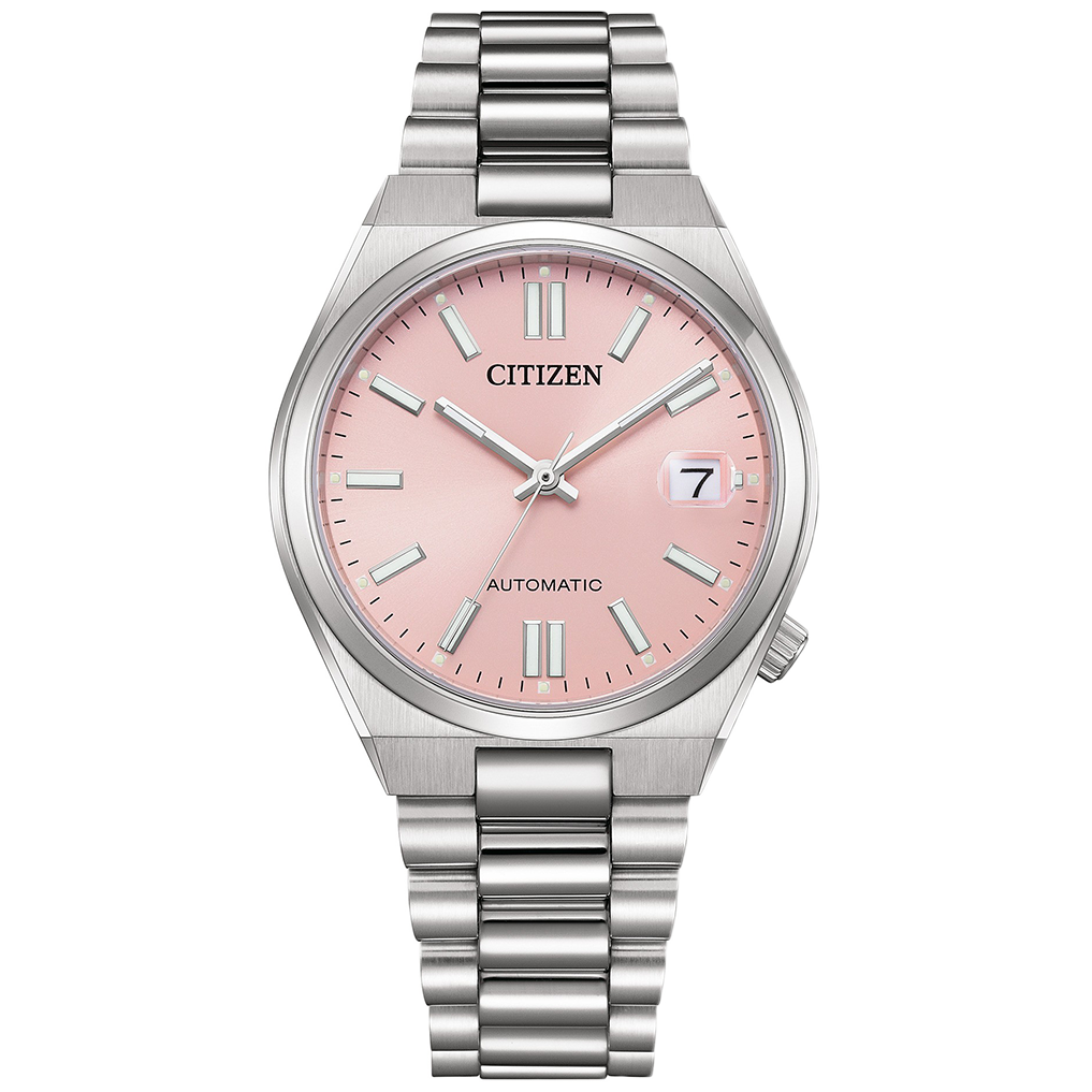 Citizen Tsuyosa NJ0200-50Z Automatic Watch – Pastel Pink Dial